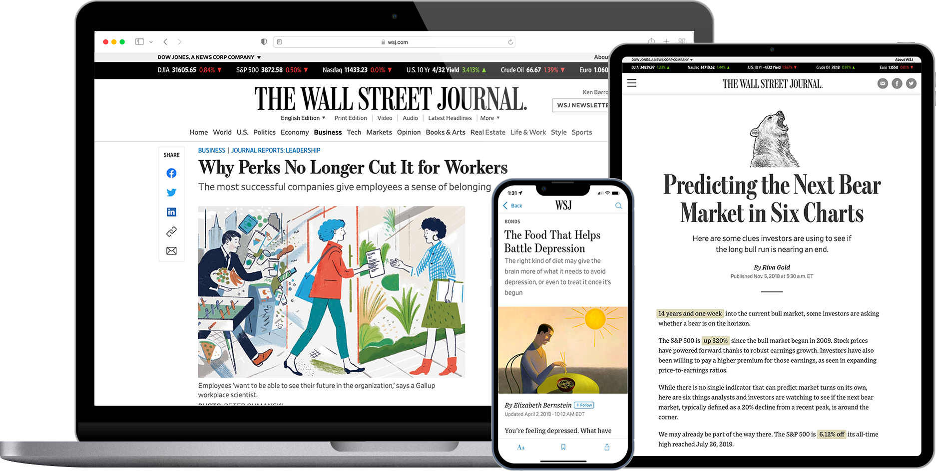 wall street journal login